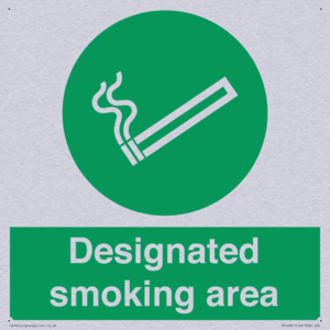 Designated smoking area